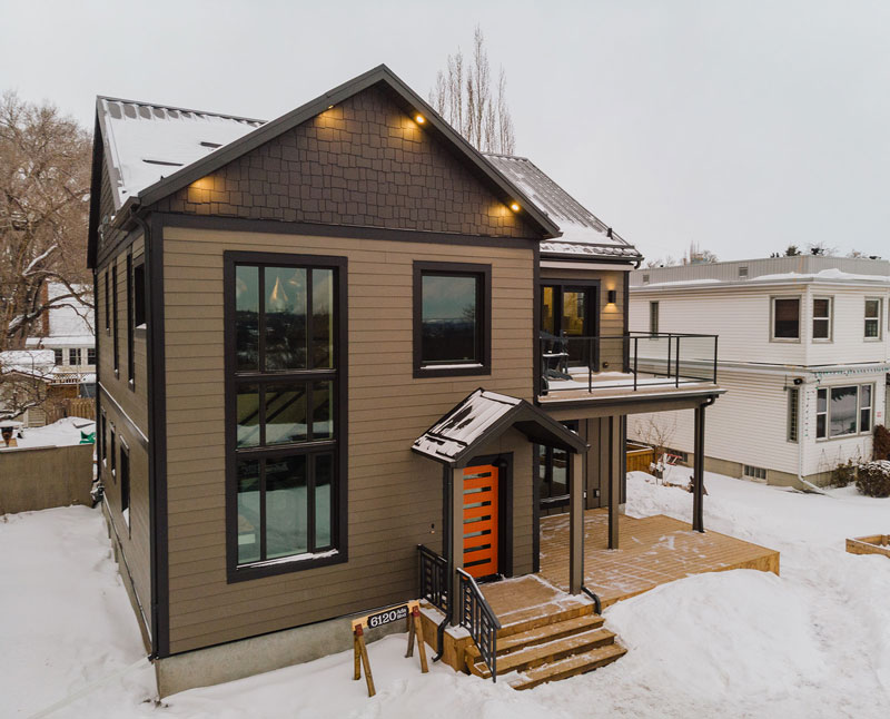 The Mulder house renovation and retrofit in Edmonton, Alberta, was a multi-purpose endeavour; build a second storey suite so the owners could age in place and extended family could move in, and ensure the new structure was as efficient as possible.