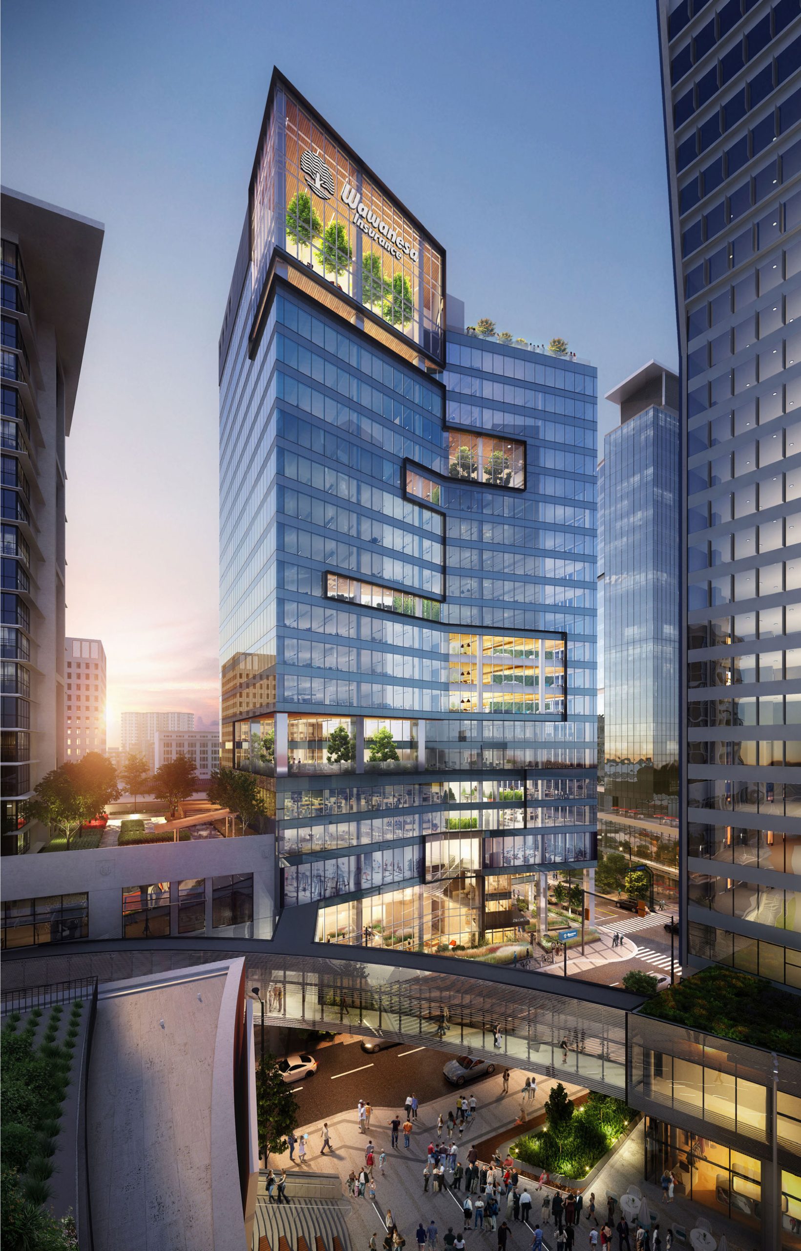 Wawanesa Mutual Insurance Company’s new building in downtown Winnipeg, Manitoba, will unite a company and create opportunity in the city’s downtown core.